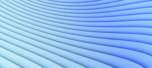 Layered background in blue with elegant decorative lines and curves