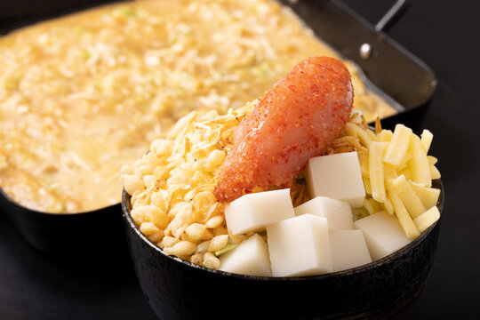 明太もちチーズもんじゃ