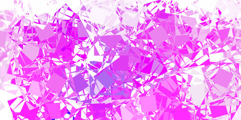 Light purple vector template with triangle shapes.