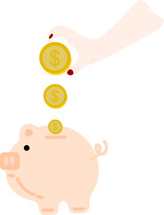 American Flag hand drawn,United States dollar hand drawn