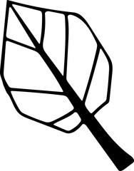 Hand drawn Floral, plants doodles illustration