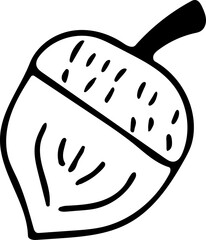 Hand drawn Floral, plants doodles illustration