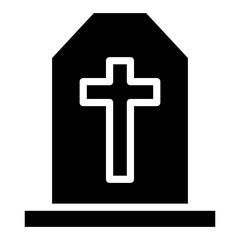 Obraz premium grave Christian icon