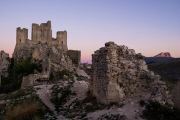 The Rock of Calascio waiting the sunrise
