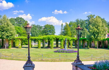 Blick in den Fürst-Pückler Park Cottbus