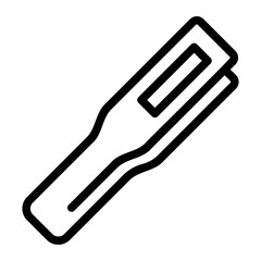 Obraz premium flat iron line icon