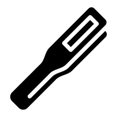 flat iron glyph icon