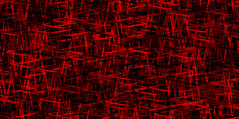 Dark Red vector background with straight lines.