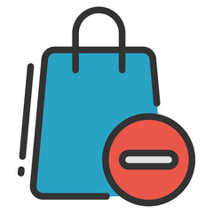 Remove Filled Outline icon