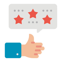rating flat icon
