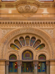 Fototapeta na wymiar Facade of historical building in Sydney NSW Australia