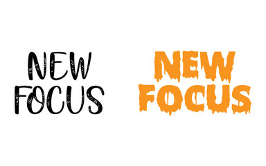 Hand drawn vintage illustrations with lettering