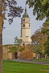 The Sahat Tower in Belgrade, Serbia