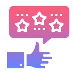 rating gradient icon