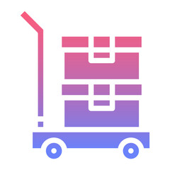 trolley gradient icon