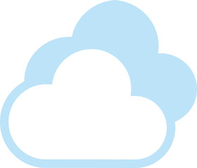 Fototapeta premium Weather Icon Set - Cloudy