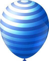 3D realistic party decoration helium balloon