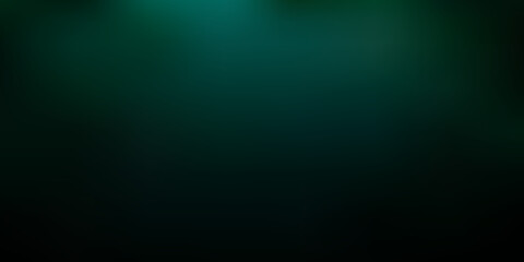 Dark green vector gradient blur drawing.