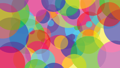 abstract colorful background bubble