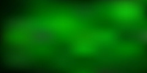 Dark green vector abstract blur texture.