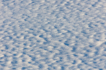 Snow in winter as background.