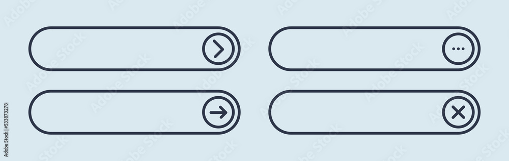 Poster send message box interface. blank chat box vector illustration.