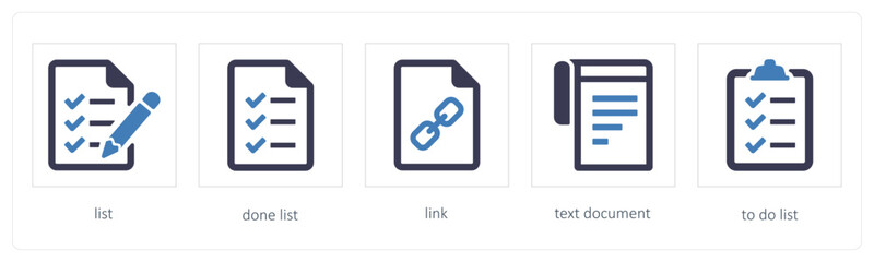 list, done list, link