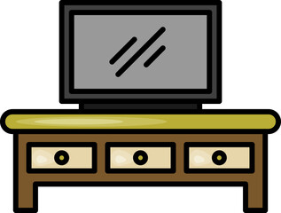 home interior icon illustration