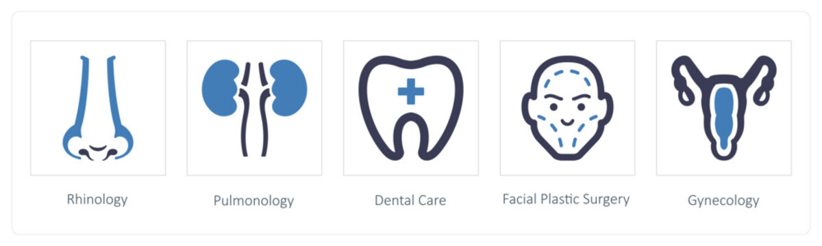 Rhinology, Pulmonology, Dental Care