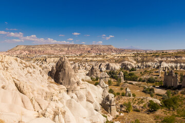 The beauty of Turkish landscapes in Cappadocia