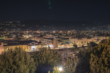 Fototapeta premium Florence by night in High Quality