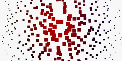 Light Green, Red vector pattern in square style.