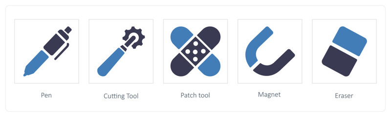 Pen, Cutting Tool, Patch tool