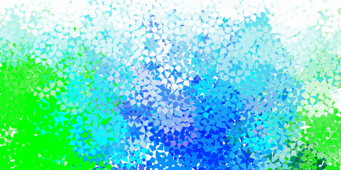 Light blue vector backdrop with lines, triangles.