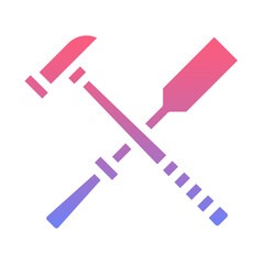 Carpenter gradient icon