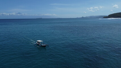 boat on the sea