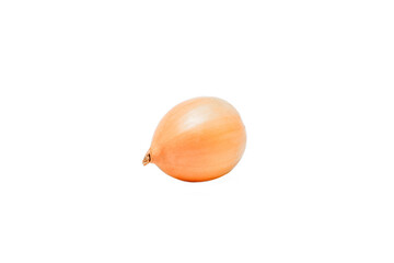 Napiform onion isolated on a white background