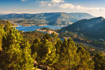 Naklejka premium Embalse del Burguillo