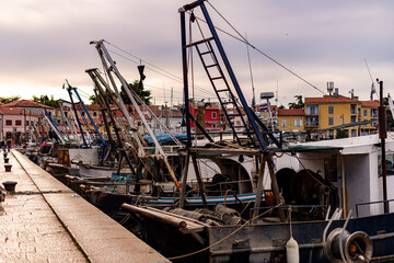 Hafen von Vrsar in Kroatien