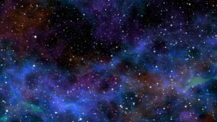 Obraz na płótnie Canvas pretty nebula galaxy astrology deep outer space cosmos background beautiful abstract illustration art dust