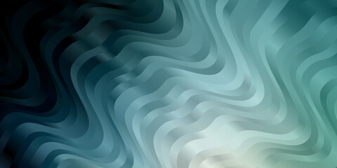 Fototapeta premium Light Blue, Red vector background with curves.