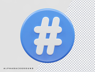 Hash icon illustration