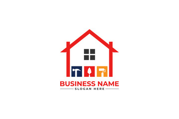 home repair, roofing, remodeling, handyman logo