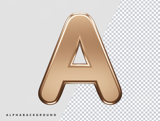 Alphabet text effect vector