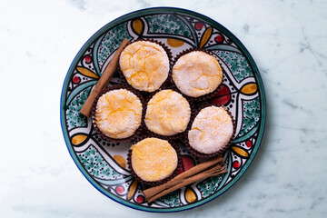 Yolks Santa Teresa. Postre tradicional español hecho con monjas en conventos.