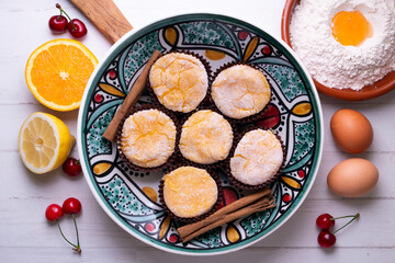 Yolks Santa Teresa. Postre tradicional español hecho con monjas en conventos.