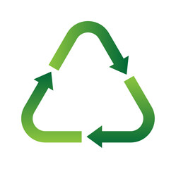 Recycling Symbols For Plastic. Vector icon illustration