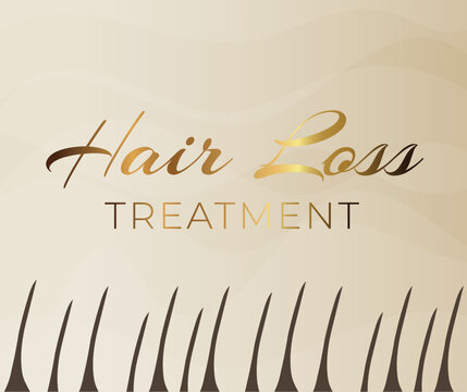 Hair Loss Treatment Simple Illustration
