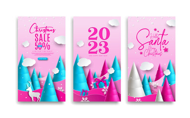 Merry Christmas and happy new year background