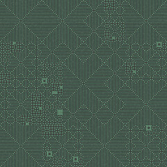 Abstract lines Maze generative art background art illustration